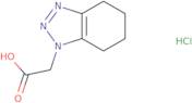 2-(4,5,6,7-Tetrahydro-1H-1,2,3-benzotriazol-1-yl)acetic acid hydrochloride