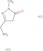 3-(Aminomethyl)-1-methyl-4,5-dihydro-1H-pyrazol-5-one dihydrochloride