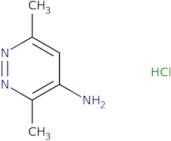 3,6-Dimethylpyridazin-4-amine hydrochloride