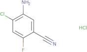 5-Amino-4-chloro-2-fluorobenzonitrile hydrochloride