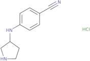 4-[(Pyrrolidin-3-yl)amino]benzonitrile hydrochloride