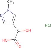 2-Hydroxy-2-(1-methyl-1H-pyrazol-4-yl)acetic acid hydrochloride