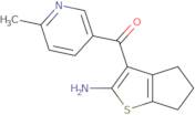 3-(6-Methylpyridine-3-carbonyl)-4H,5H,6H-cyclopenta[b]thiophen-2-amine