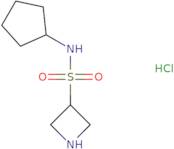 N-Cyclopentylazetidine-3-sulfonamide hydrochloride