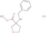 Methyl 3-(benzylamino)oxolane-3-carboxylate hydrochloride