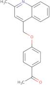 1-{4-[(2-Methylquinolin-4-yl)methoxy]phenyl}ethan-1-one