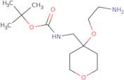 tert-Butyl N-{[4-(2-aminoethoxy)oxan-4-yl]methyl}carbamate