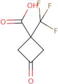 3-Oxo-1-(trifluoromethyl)cyclobutane-1-carboxylic acid