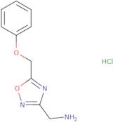 [5-(Phenoxymethyl)-1,2,4-oxadiazol-3-yl]methanamine hydrochloride