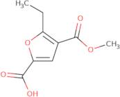 5-Ethyl-4-(methoxycarbonyl)furan-2-carboxylic acid