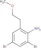 2,4-Dibromo-6-(2-methoxyethyl)aniline