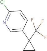 2-Chloro-5-[1-(trifluoromethyl)cyclopropyl]pyridine