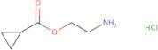 2-Aminoethyl cyclopropanecarboxylate hydrochloride