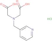 2-[(Carboxymethyl)(pyridin-3-ylmethyl)amino]acetic acid hydrochloride