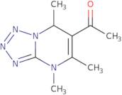 1-{4,5,7-Trimethyl-4H,7H-[1,2,3,4]tetrazolo[1,5-a]pyrimidin-6-yl}ethan-1-one