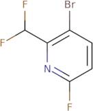 3-Bromo-2-(difluoromethyl)-6-fluoropyridine