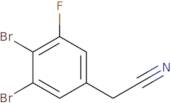 2-(3,4-Dibromo-5-fluorophenyl)acetonitrile