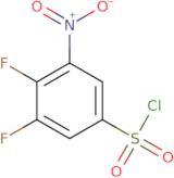 3,4-Difluoro-5-nitrobenzene-1-sulfonyl chloride