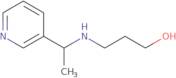 3-{[1-(Pyridin-3-yl)ethyl]amino}propan-1-ol