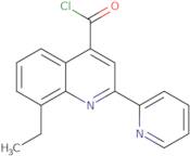 8-Ethyl-2-pyridin-2-ylquinoline-4-carbonyl chloride hydrochloride