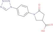 5-Oxo-1-[4-(1H-tetrazol-1-yl)phenyl]pyrrolidine-3-carboxylic acid