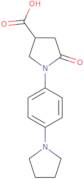 5-Oxo-1-[4-(pyrrolidin-1-yl)phenyl]pyrrolidine-3-carboxylic acid