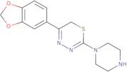 5-(1,3-Dioxaindan-5-yl)-2-(piperazin-1-yl)-6H-1,3,4-thiadiazine