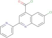 6-Chloro-2-pyridin-2-ylquinoline-4-carbonyl chloride hydrochloride