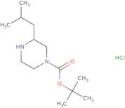 tert-Butyl 3-isobutylpiperazine-1-carboxylate hydrochloride