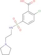 2-Chloro-5-{[2-(pyrrolidin-1-yl)ethyl]sulfamoyl}benzoic acid