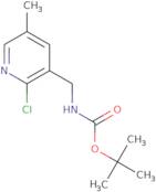 tert-Butyl (2-chloro-5-methylpyridin-3-yl)methylcarbamate