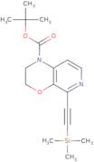 tert-Butyl 5-((trimethylsilyl)ethynyl)-2,3-dihydro-1H-pyrido[3,4-b][1,4]oxazine-1-carboxylate