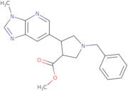 Methyl 1-benzyl-4-(3-methyl-3H-imidazo[4,5-b]pyridin-6-yl)pyrrolidine-3-carboxylate