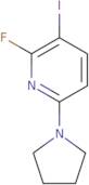 2-Fluoro-3-iodo-6-(pyrrolidin-1-yl)pyridine