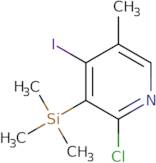 2-Chloro-4-iodo-5-methyl-3-(trimethylsilyl)pyridine