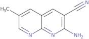 2-Amino-6-methyl-1,8-naphthyridine-3-carbonitrile