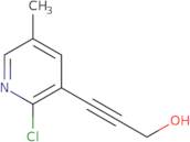 3-(2-Chloro-5-methylpyridin-3-yl)prop-2-yn-1-ol