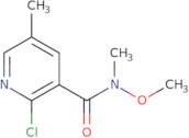 2-Chloro-N-methoxy-N,5-dimethylnicotinamide