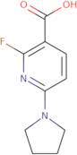 2-Fluoro-6-(pyrrolidin-1-yl)nicotinic acid