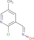 (E)-2-Chloro-5-methylnicotinaldehyde oxime