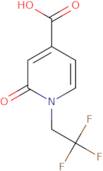 2-Oxo-1-(2,2,2-trifluoroethyl)-1,2-dihydropyridine-4-carboxylic acid
