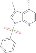 3-Iodo-4-chloro-1-(phenylsulfonyl)-1H-pyrrolo[2,3-b]pyridine