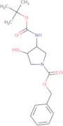 (3R,4R)-3-tert-Butoxycarbonylamino-4-hydroxy-pyrrolidine-1-carboxylic acid benzyl ester