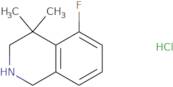 5-Fluoro-4,4-dimethyl-1,2,3,4-tetrahydroisoquinoline hydrochloride