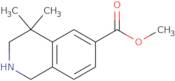 Methyl 4,4-dimethyl-1,2,3,4-tetrahydroisoquinoline-6-carboxylate