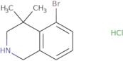 5-Bromo-4,4-dimethyl-1,2,3,4-tetrahydroisoquinoline hydrochloride