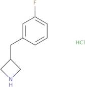 3-[(3-Fluorophenyl)methyl]azetidine hydrochloride