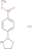 methyl 4-(pyrrolidin-2-yl)benzoate hydrochloride