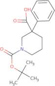 1-(tert-Butoxycarbonyl)-3-phenylpiperidine-3-carboxylic acid