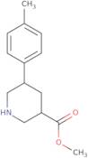 Methyl 5-(4-methylphenyl)piperidine-3-carboxylate